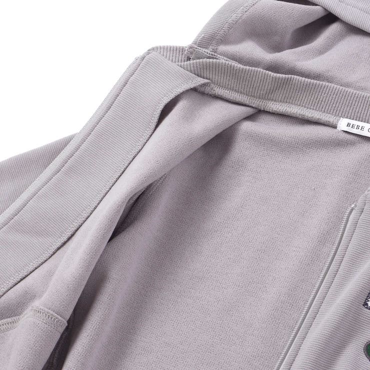【抗菌防臭 UVカット】ミラノリブワッペン付きフード長袖ZIPカーディガン(90… | BeBe | 詳細画像17 