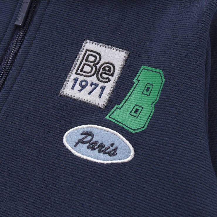 【抗菌防臭 UVカット】ミラノリブワッペン付きフード長袖ZIPカーディガン(90… | BeBe | 詳細画像7 