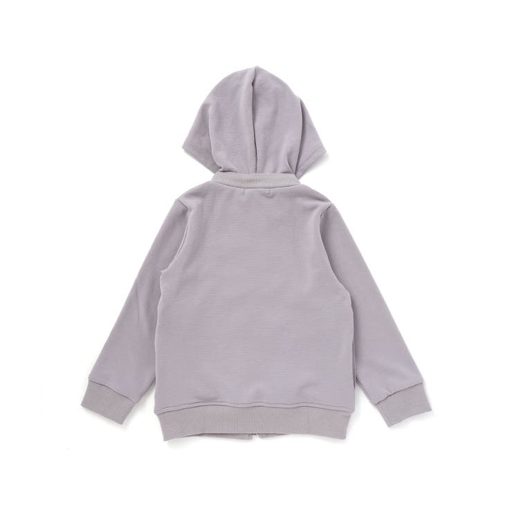 【抗菌防臭 UVカット】ミラノリブワッペン付きフード長袖ZIPカーディガン(90… | BeBe | 詳細画像9 