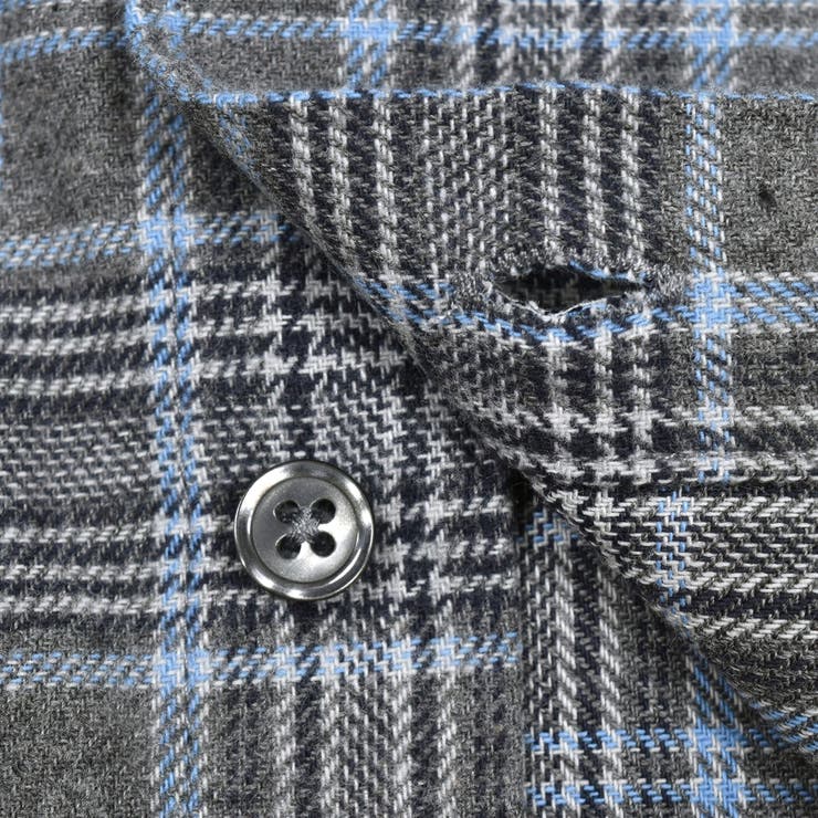 ネルチェックロゴプリントシャツ(90～150cm) | BeBe | 詳細画像12 