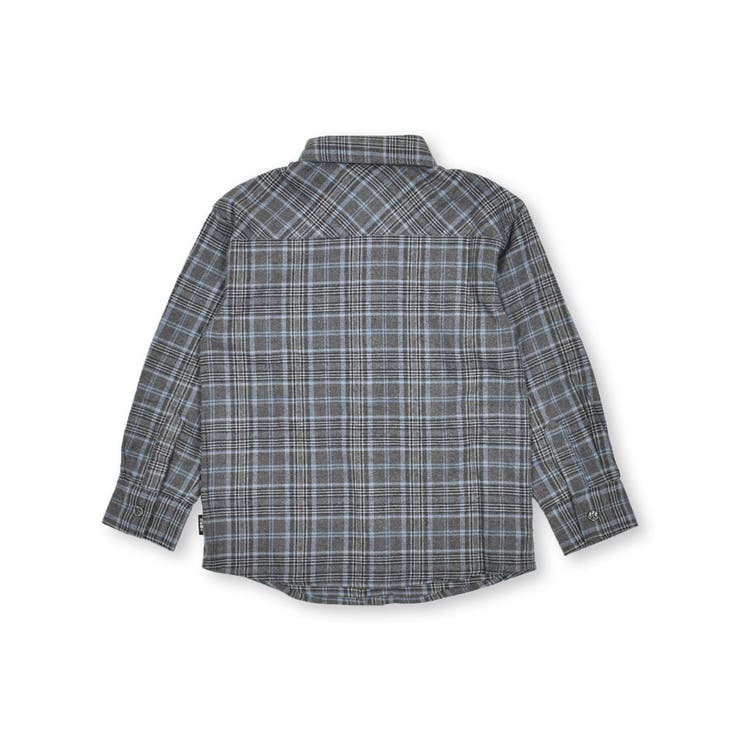 ネルチェックロゴプリントシャツ(90～150cm) | BeBe | 詳細画像7 