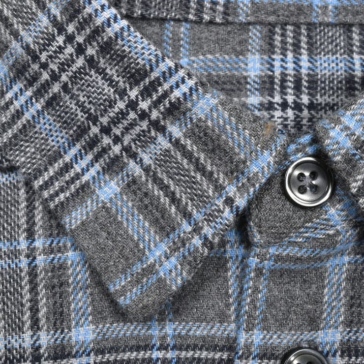 ネルチェックロゴプリントシャツ(90～150cm) | BeBe | 詳細画像8 