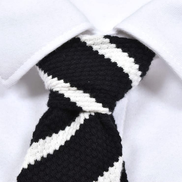 ニットタイ付きスムースシャツ(90~130cm) | BeBe | 詳細画像6 