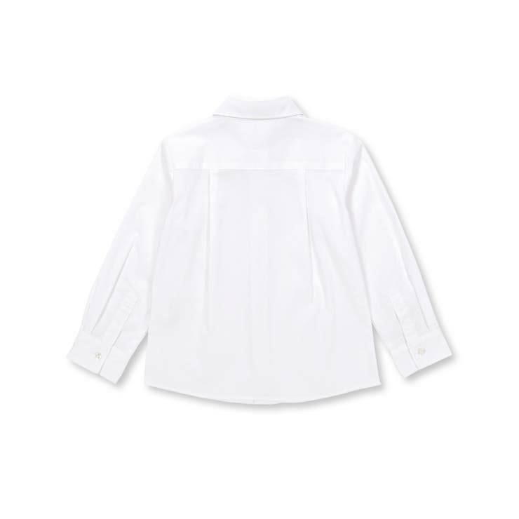 ストレッチウェザーレギュラーシャツ(110~130cm) | BeBe | 詳細画像7 