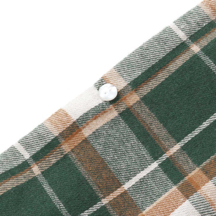 ネルチェック袖ロールアップ長袖シャツ(100~140cm) | BeBe | 詳細画像10 