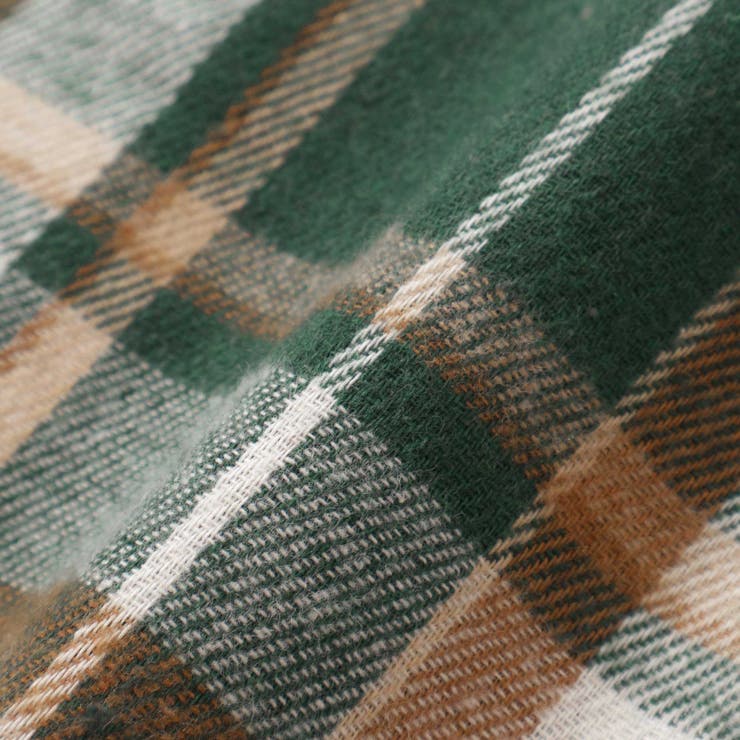 ネルチェック袖ロールアップ長袖シャツ(100~140cm) | BeBe | 詳細画像14 