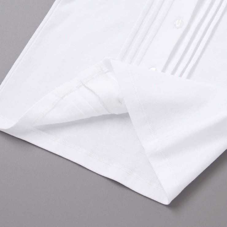 花レース丸襟フロントタックスムース長袖ブラウス(90~140cm) | BeBe | 詳細画像15 