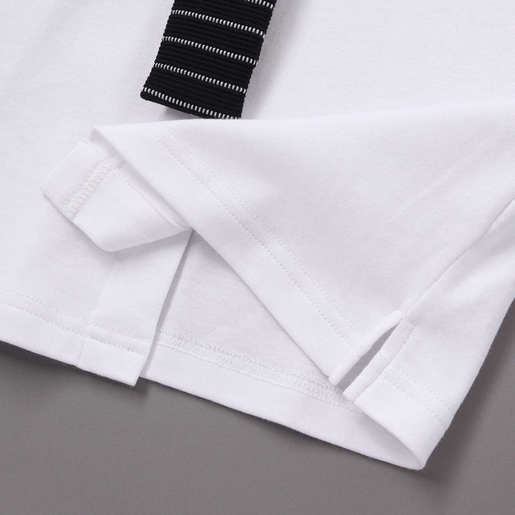 ニットタイ付きスムースストレッチ長袖シャツ(90~140cm) | BeBe | 詳細画像12 