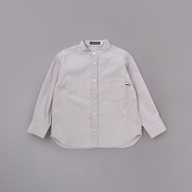 ストレッチウェザーバンドカラー長袖シャツ(110~130cm) | BeBe | 詳細画像7 