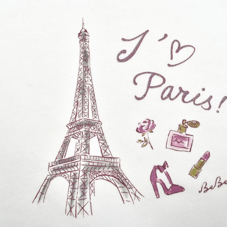 エッフェル塔トレーナー(80～150cm)[品番：BEBK0007678]｜BeBe（ベベ