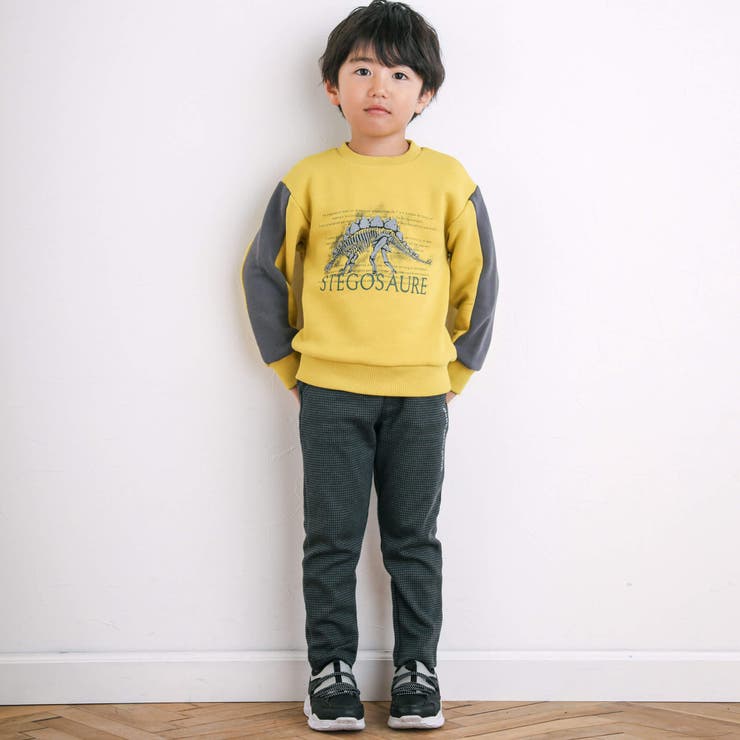 ベア裏毛恐竜標本トレーナー(80~150cm) | BeBe | 詳細画像6 