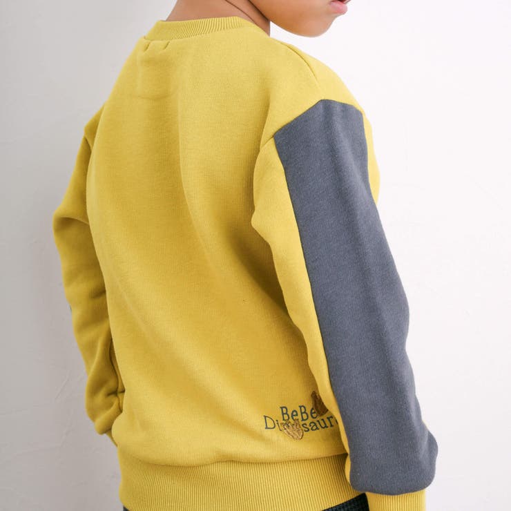 ベア裏毛恐竜標本トレーナー(80~150cm) | BeBe | 詳細画像7 