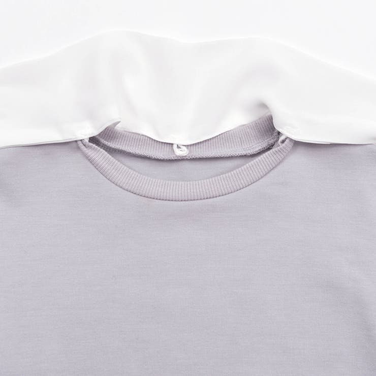 リボンタイレイヤード風ポンチトレーナー(100~150cm) | BeBe | 詳細画像5 