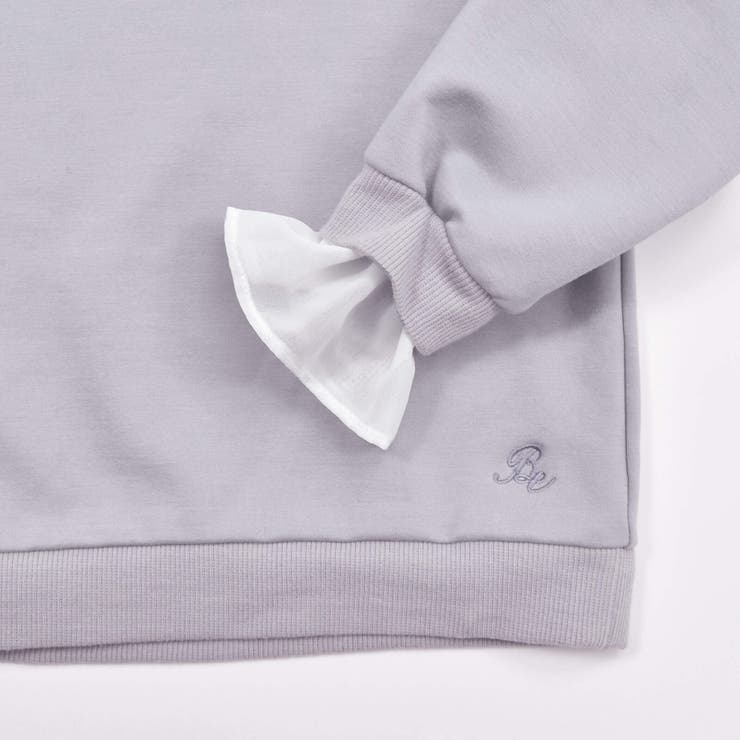 リボンタイレイヤード風ポンチトレーナー(100~150cm) | BeBe | 詳細画像7 