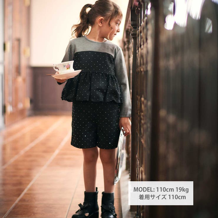 【お揃い】エトワールシャイニードットドッキングプルオーバー(100~160cm) | BeBe | 詳細画像5 