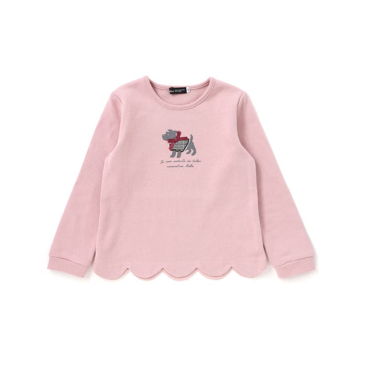 テリアプリントスカラップトレーナー(80~150cm) | BeBe | 詳細画像5 