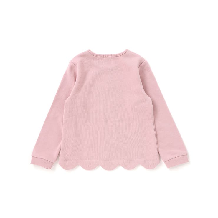 テリアプリントスカラップトレーナー(80~150cm) | BeBe | 詳細画像6 