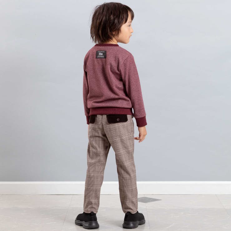 トレインプリントメランジトレーナー (90~150cm) | BeBe | 詳細画像5 