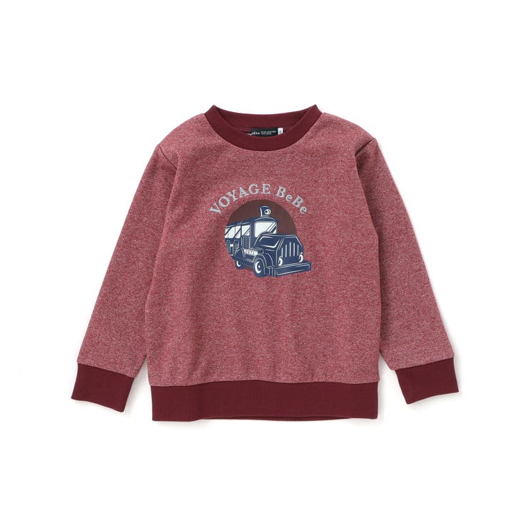 トレインプリントメランジトレーナー (90~150cm) | BeBe | 詳細画像9 