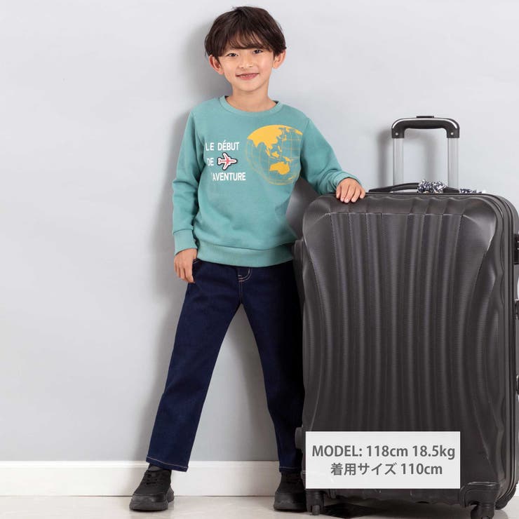 【JALコラボ】地球儀＆飛行機ワッペントレーナー(90~140cm) | BeBe | 詳細画像4 