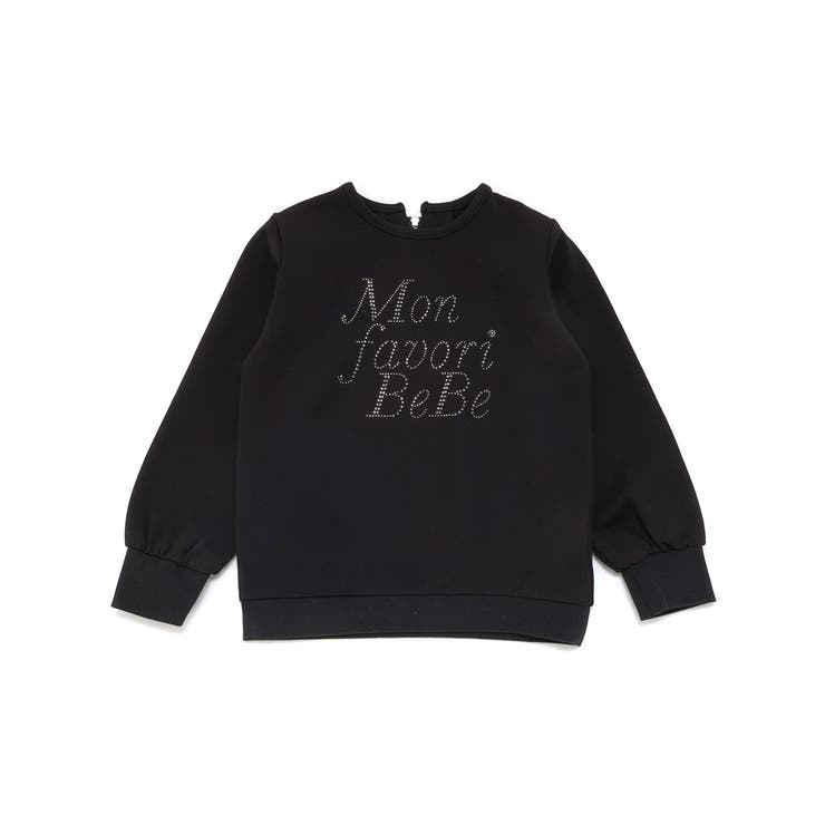 ポンチラインストーンロゴトレーナー(100~160cm) | BeBe | 詳細画像9 