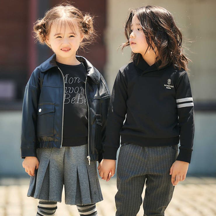 ショールカラーアームライントレーナー(90~150cm) | BeBe | 詳細画像4 