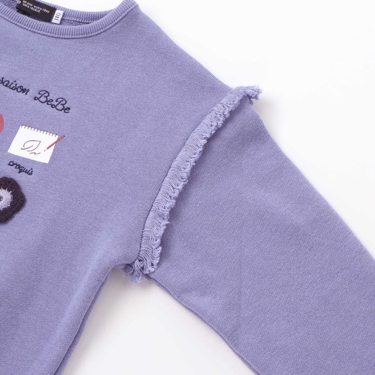 マシュマロウラケおでかけ肩フリンジトレーナー(80~150cm) | BeBe | 詳細画像12 