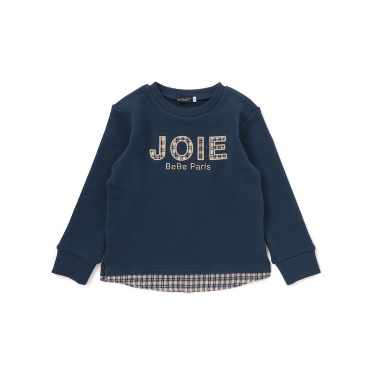 マシュマロウラケロゴパッチレイヤード風トレーナー(90~160cm) | BeBe | 詳細画像7 