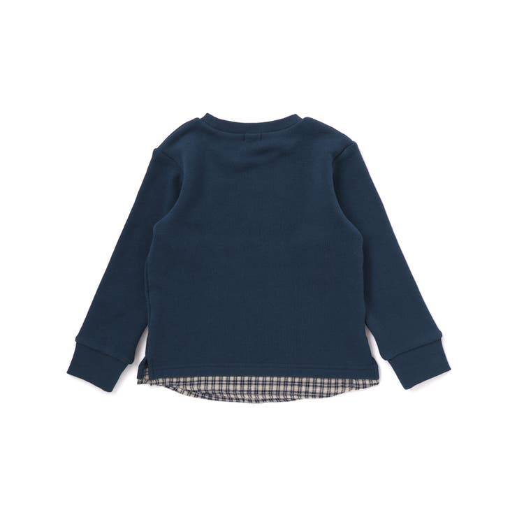 マシュマロウラケロゴパッチレイヤード風トレーナー(90~160cm) | BeBe | 詳細画像8 