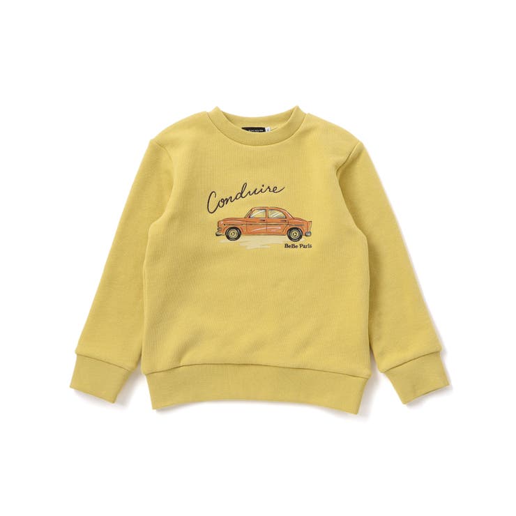 マシュマロウラケ水彩風クラシックカートレーナー(80~150cm) | BeBe | 詳細画像10 