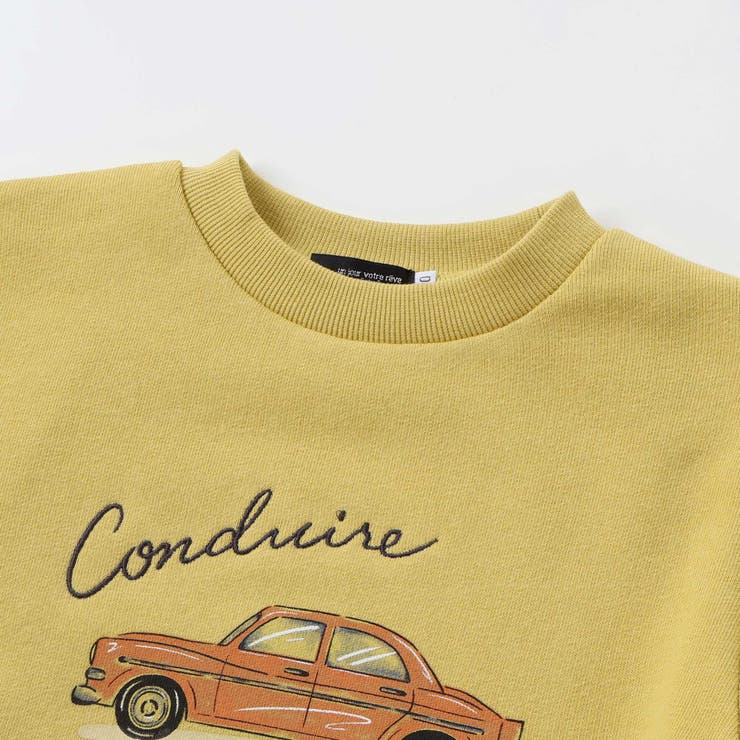 マシュマロウラケ水彩風クラシックカートレーナー(80~150cm) | BeBe | 詳細画像12 