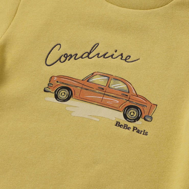 マシュマロウラケ水彩風クラシックカートレーナー(80~150cm) | BeBe | 詳細画像13 