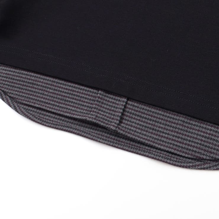 ポンチ×チェックシャツレイヤード風トレーナー(90~160cm) | BeBe | 詳細画像11 