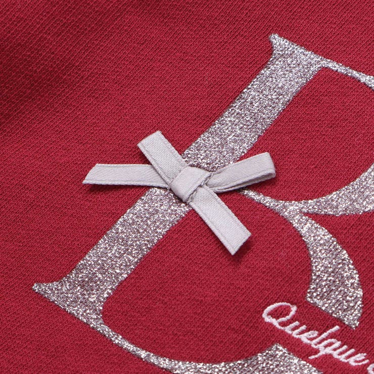 マシュマロウラケラウンドカラーグリッターロゴトレーナー(90~150cm) | BeBe | 詳細画像11 