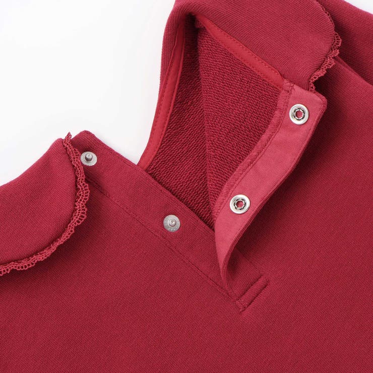 マシュマロウラケラウンドカラーグリッターロゴトレーナー(90~150cm) | BeBe | 詳細画像14 