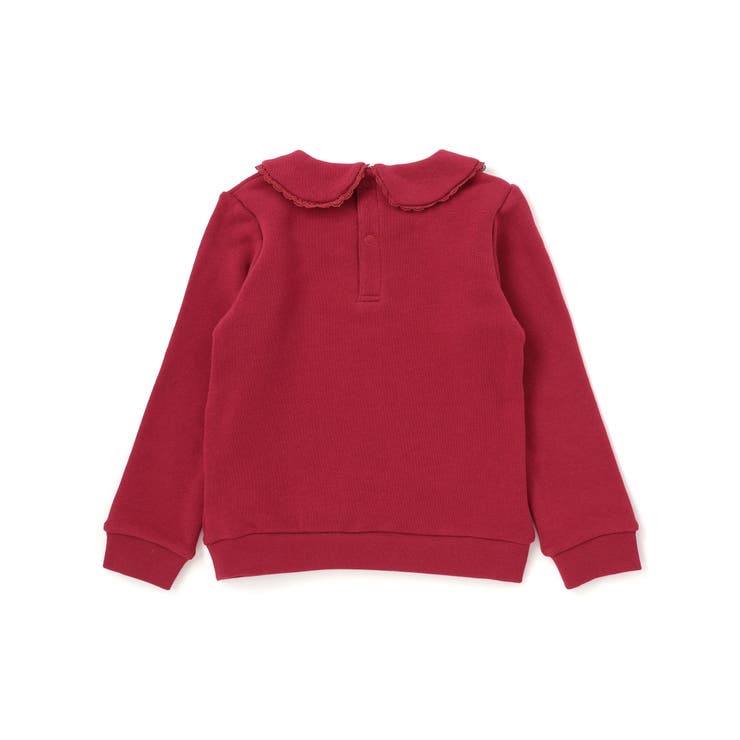 マシュマロウラケラウンドカラーグリッターロゴトレーナー(90~150cm) | BeBe | 詳細画像8 