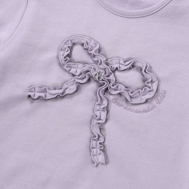 ラメフリルリボンモチーフトレーナー(90~160cm) | BeBe | 詳細画像11 