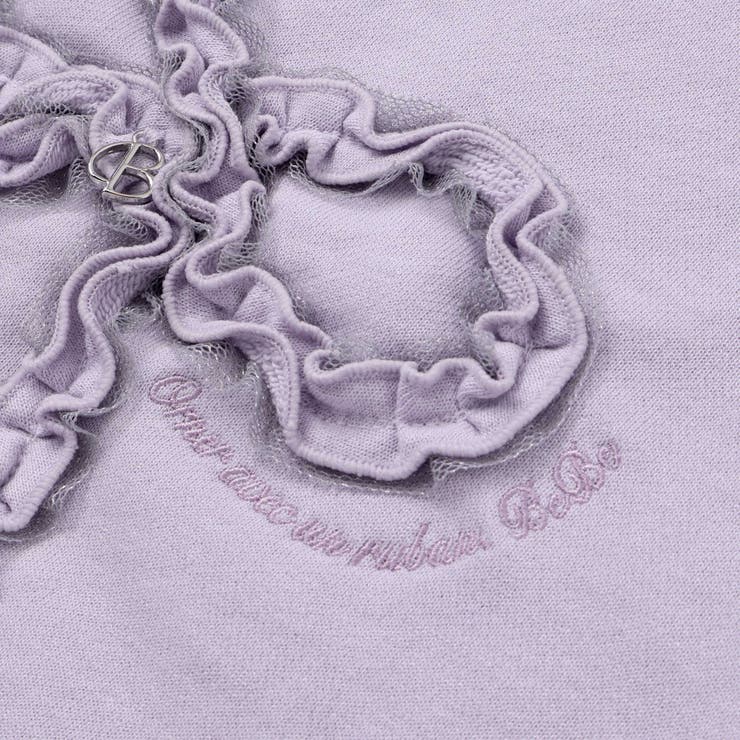 ラメフリルリボンモチーフトレーナー(90~160cm) | BeBe | 詳細画像12 