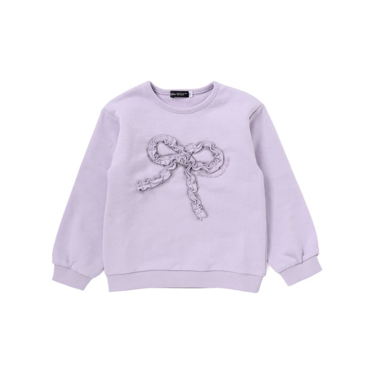 ラメフリルリボンモチーフトレーナー(90~160cm) | BeBe | 詳細画像8 