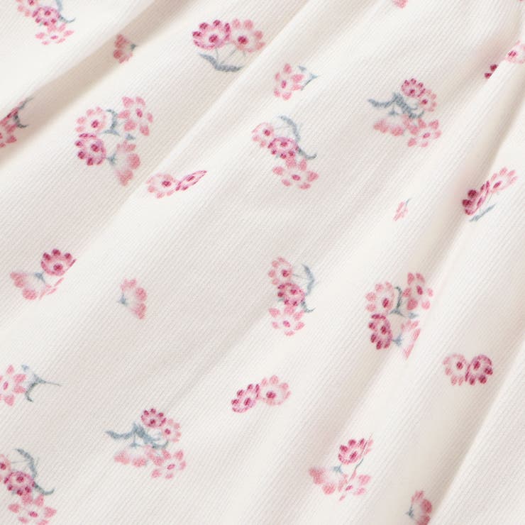 シャツコールGirlyフラワープリントドッキングプルオーバー | BeBe | 詳細画像7 