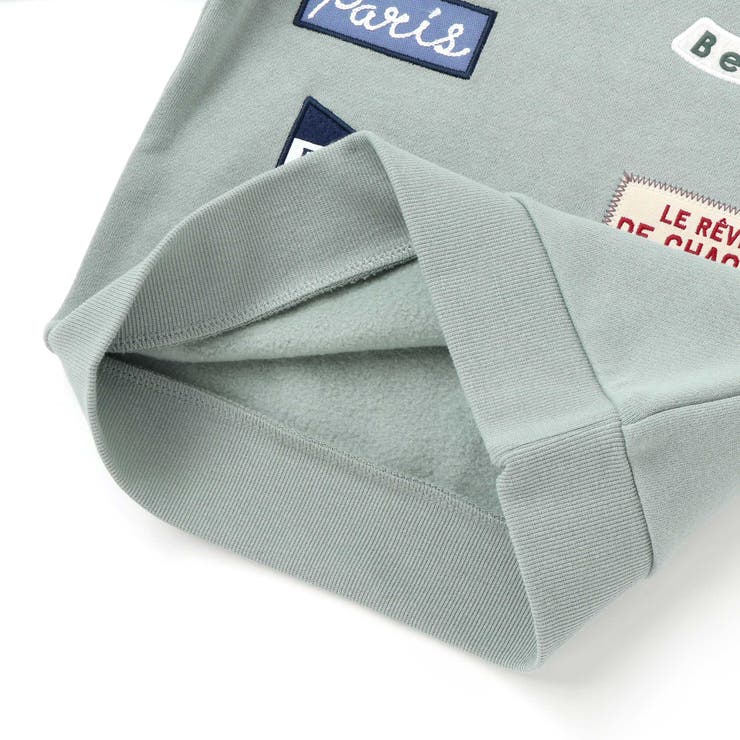 裏起毛ペナントワッペントレーナー(90~150cm) | BeBe | 詳細画像17 