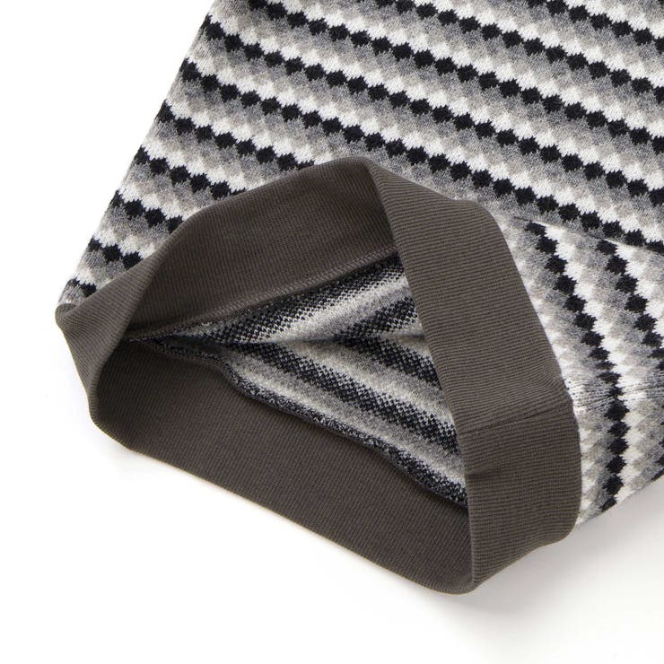 ダイヤMIXボーダーカットニットプルオーバー(90~150cm) | BeBe | 詳細画像15 