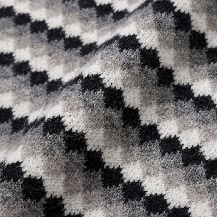 ダイヤMIXボーダーカットニットプルオーバー(90~150cm) | BeBe | 詳細画像16 