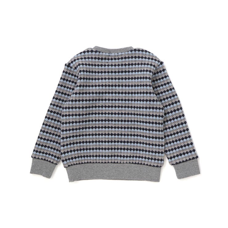 ダイヤMIXボーダーカットニットプルオーバー(90~150cm) | BeBe | 詳細画像9 