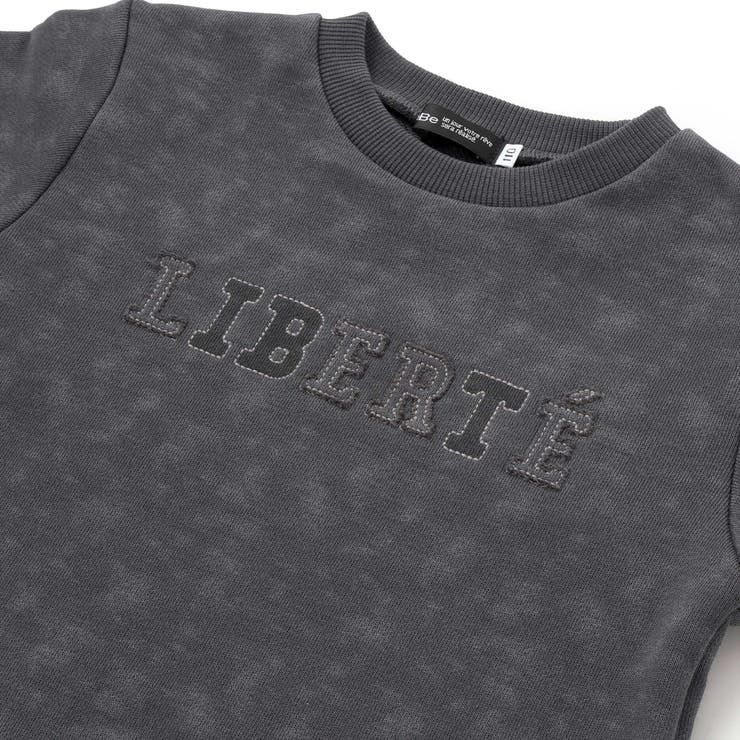 ムラ染めサイドスナップロゴパッチトレーナー(90~160cm) | BeBe | 詳細画像11 