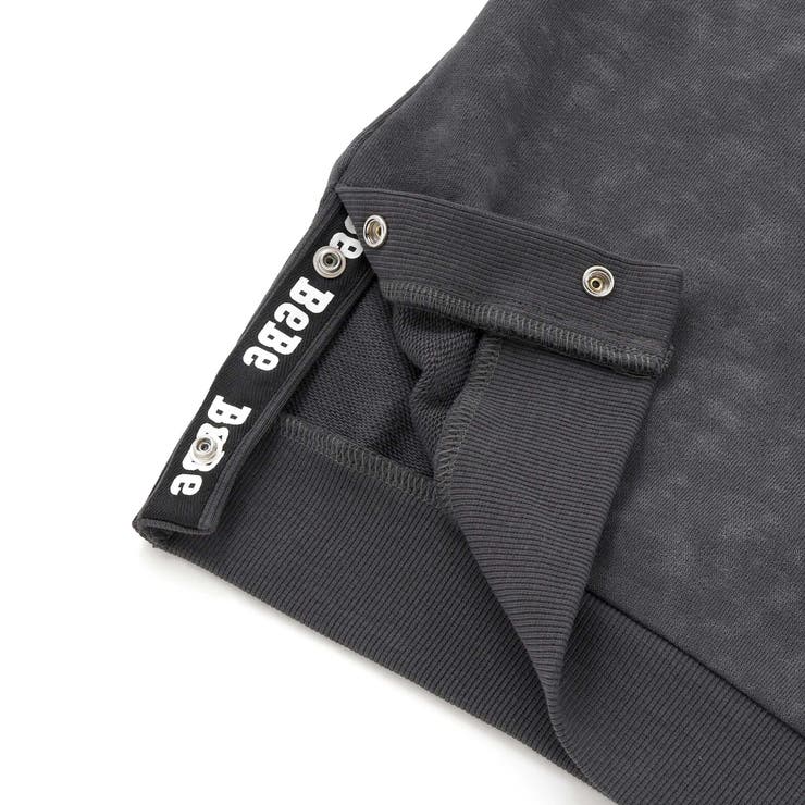 ムラ染めサイドスナップロゴパッチトレーナー(90~160cm) | BeBe | 詳細画像15 