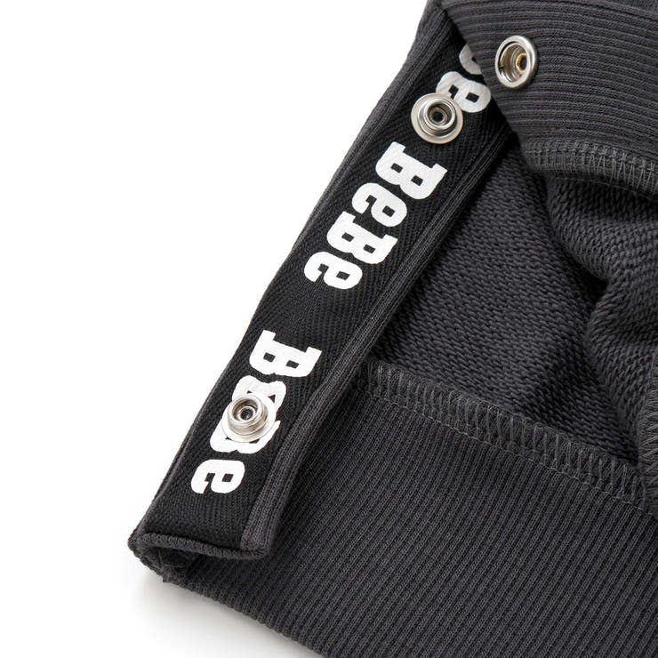 ムラ染めサイドスナップロゴパッチトレーナー(90~160cm) | BeBe | 詳細画像16 