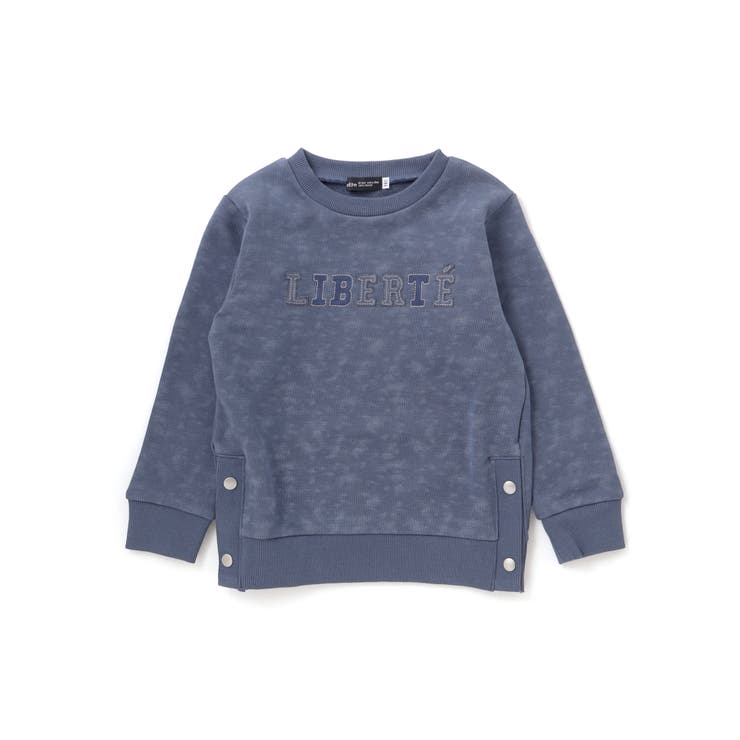 ムラ染めサイドスナップロゴパッチトレーナー(90~160cm) | BeBe | 詳細画像6 