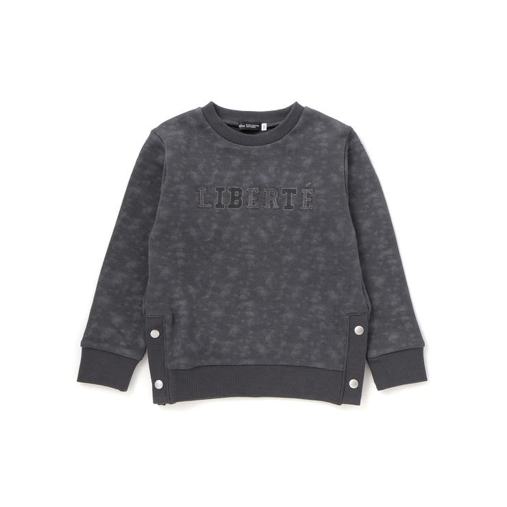 ムラ染めサイドスナップロゴパッチトレーナー(90~160cm) | BeBe | 詳細画像8 