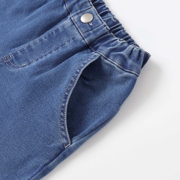 ストレッチジョグデニムスカラップポケットロングパンツ(90~160cm) | BeBe | 詳細画像10 